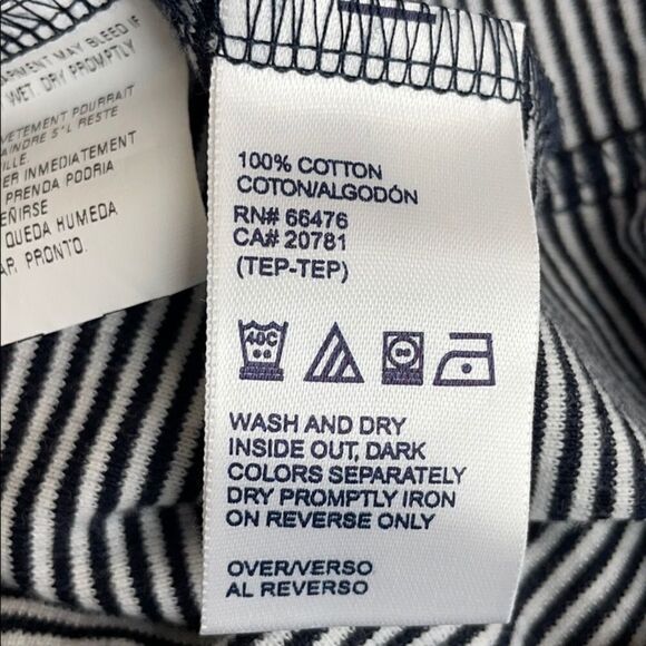 NWT Tommy Hilfiger Short Sleeve Striped  Top - Picture 10 of 10